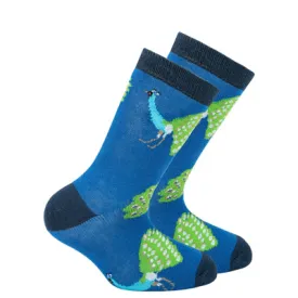 Kid's Peacock Crew Socks