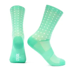 VELOCIO Grid Dot Signature Socks - Celeste