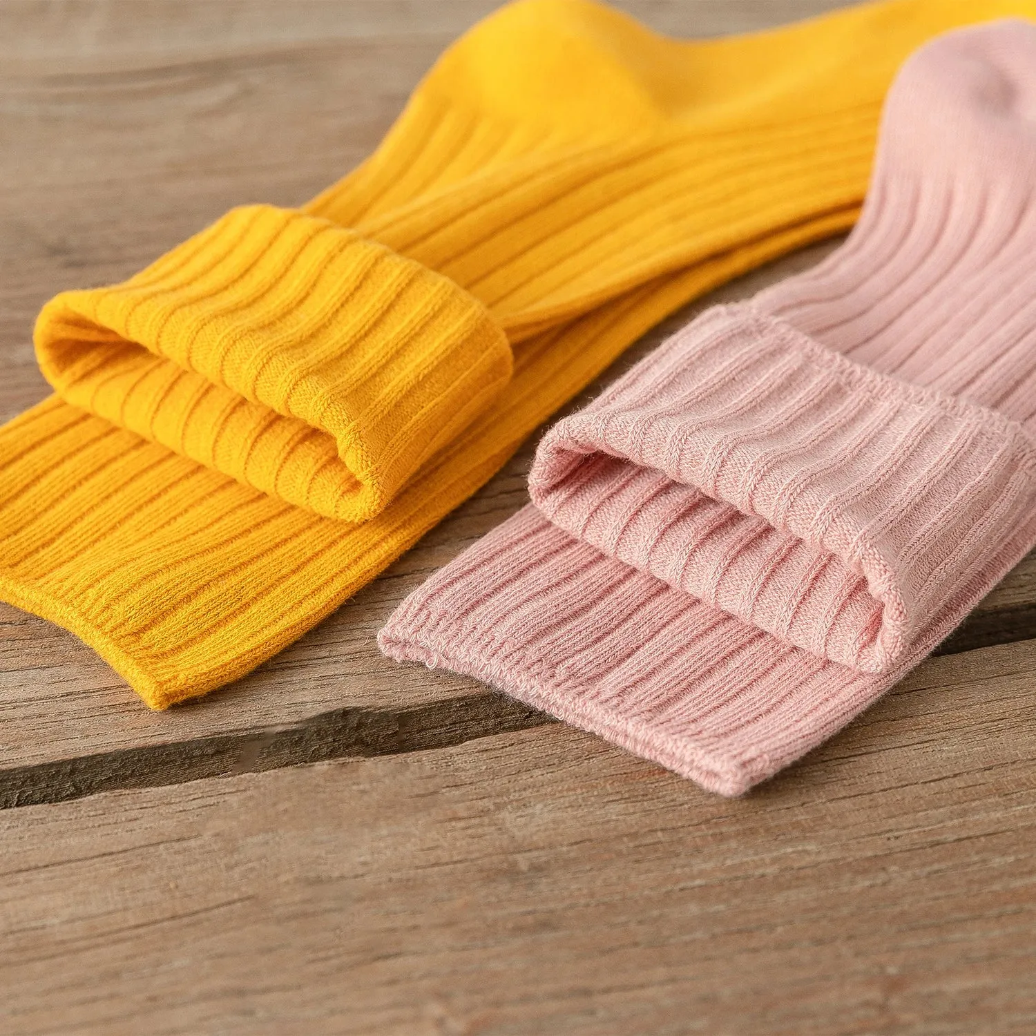 10 Pack Retro Ribbed Socks