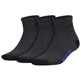 adidas Men's Cushioned 3.0 Color 3-Pack Quarter Socks