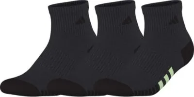 adidas Men's Cushioned 3.0 Color 3-Pack Quarter Socks