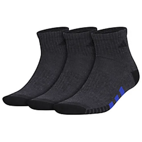 adidas Men's Cushioned 3.0 Color 3-Pack Quarter Socks