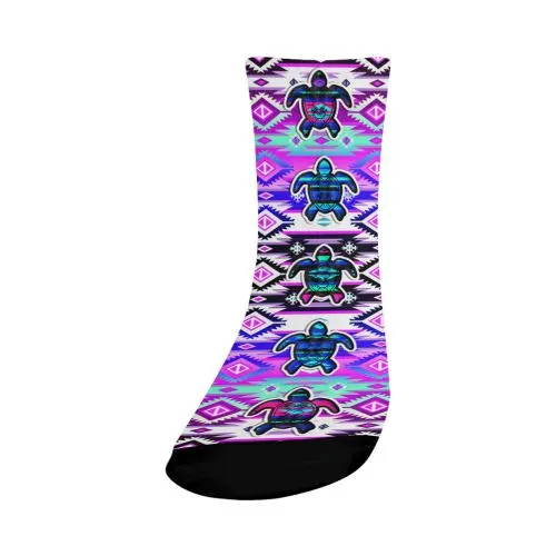 Adobe Dance Turtle Crew Socks