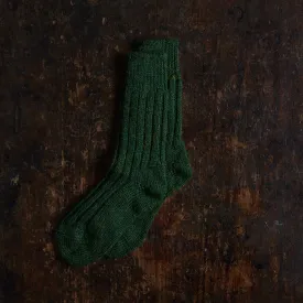 Adults Wool Tweed Socks - Spruce