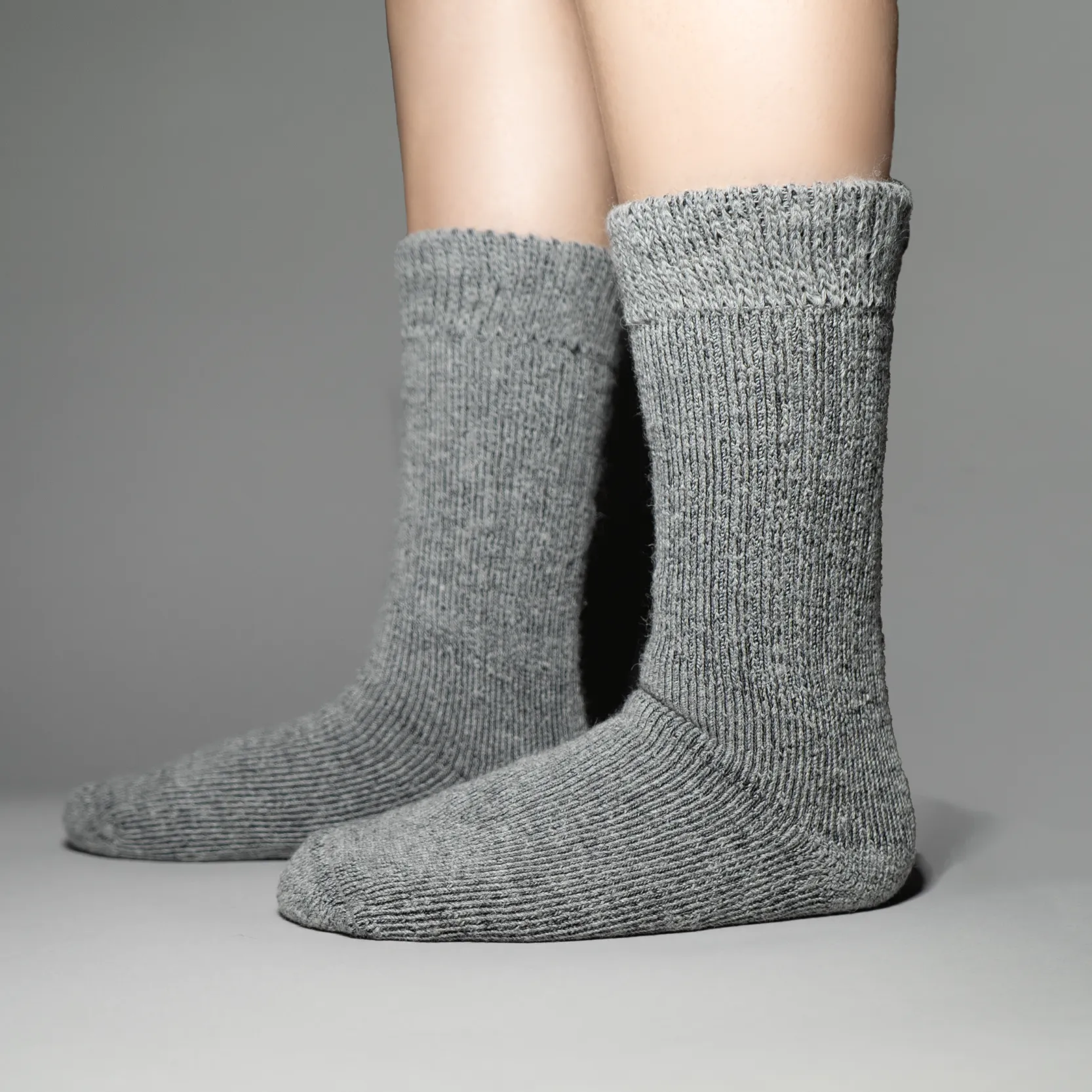 Alpaca Wool Beige Socks for the Ultimate Warmth