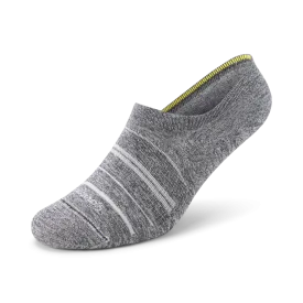 Anytime No Show Sock - Natural Grey Heather/Light Grey