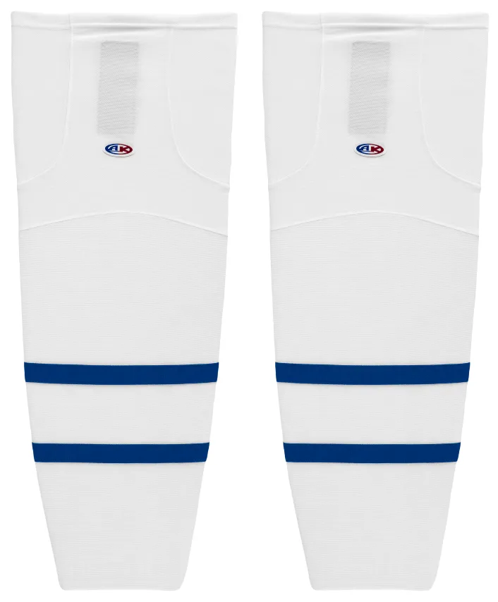 Athletic Knit (AK) HS2100-205 Toronto Marlies White Mesh Ice Hockey Socks