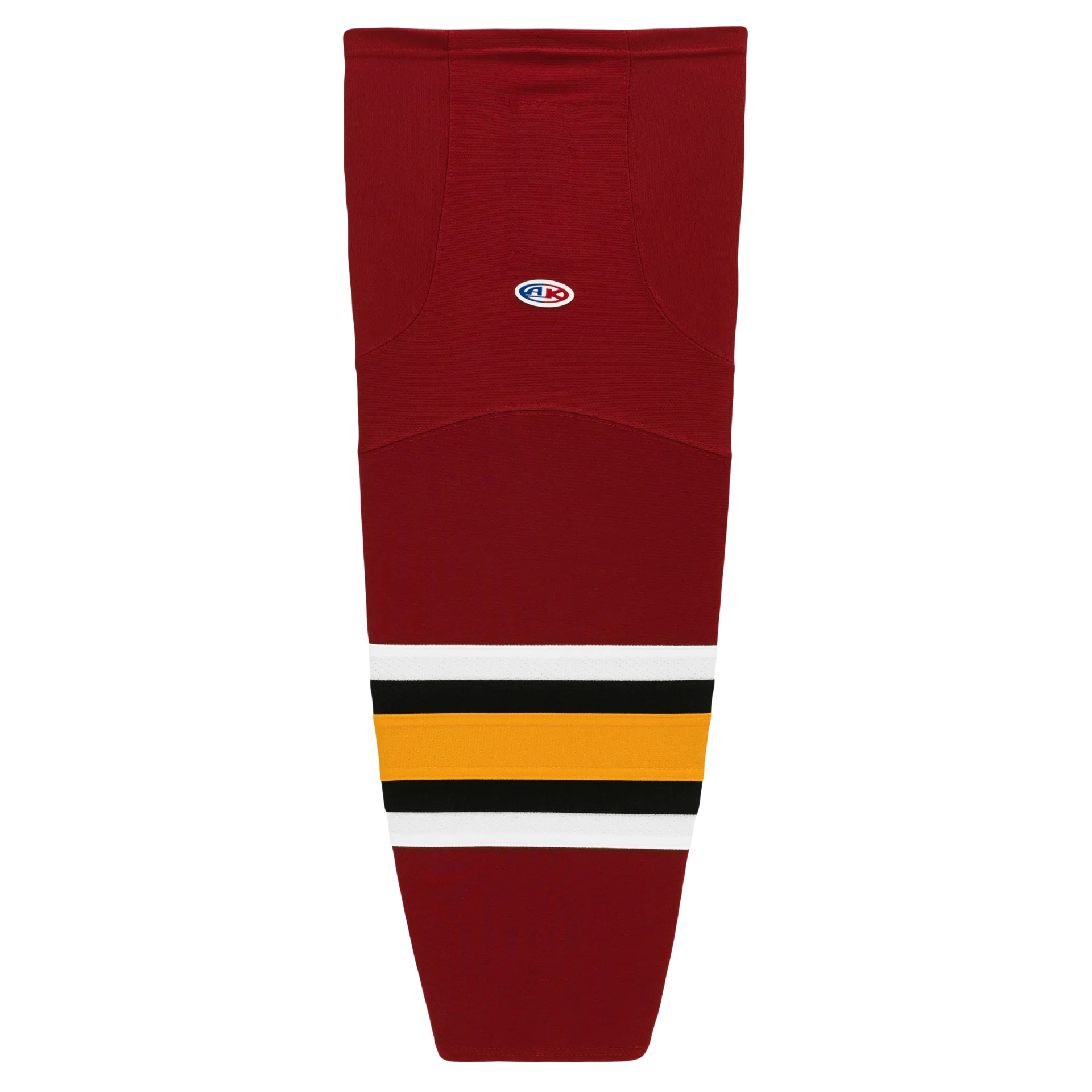 Athletic Knit (AK) HS2100-356 Chicago Wolves Cardinal Red Mesh Ice Hockey Socks