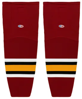 Athletic Knit (AK) HS2100-356 Chicago Wolves Cardinal Red Mesh Ice Hockey Socks