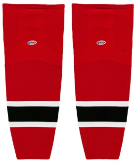 Athletic Knit (AK) HS2100-366 New Jersey Devils Red Mesh Ice Hockey Socks