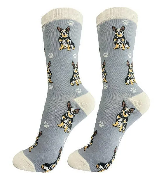 Australian Cattle Dog Socks-Full Body