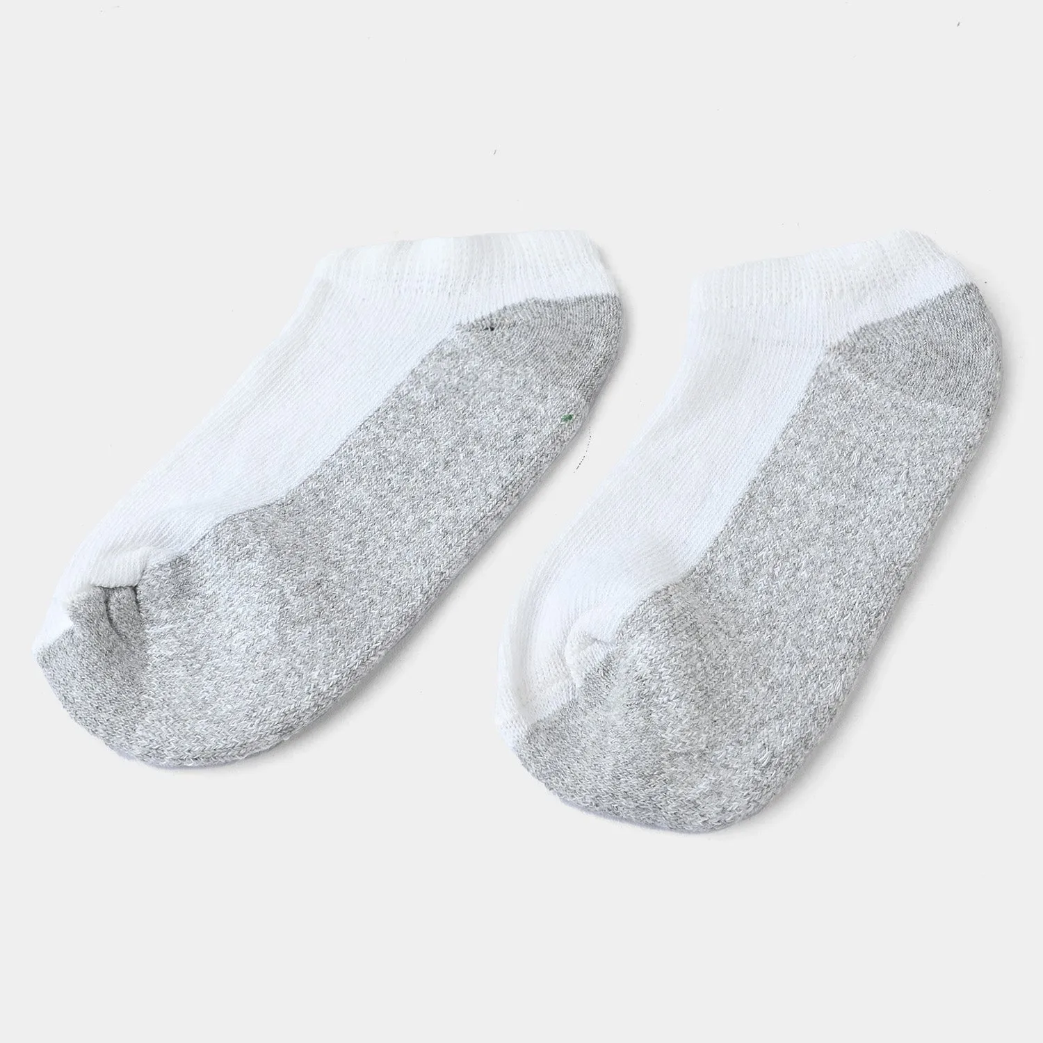 Baby Socks Pair | White/Grey