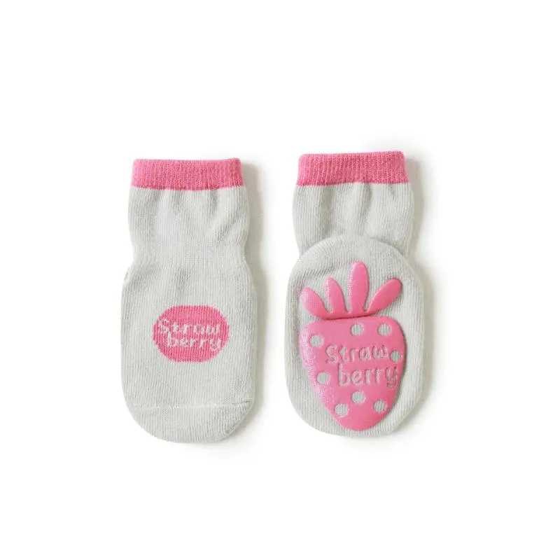 Baby Unisex Cotton & Silicone Non-Slip Socks