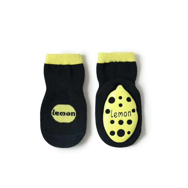 Baby Unisex Cotton & Silicone Non-Slip Socks