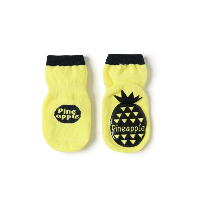 Baby Unisex Cotton & Silicone Non-Slip Socks