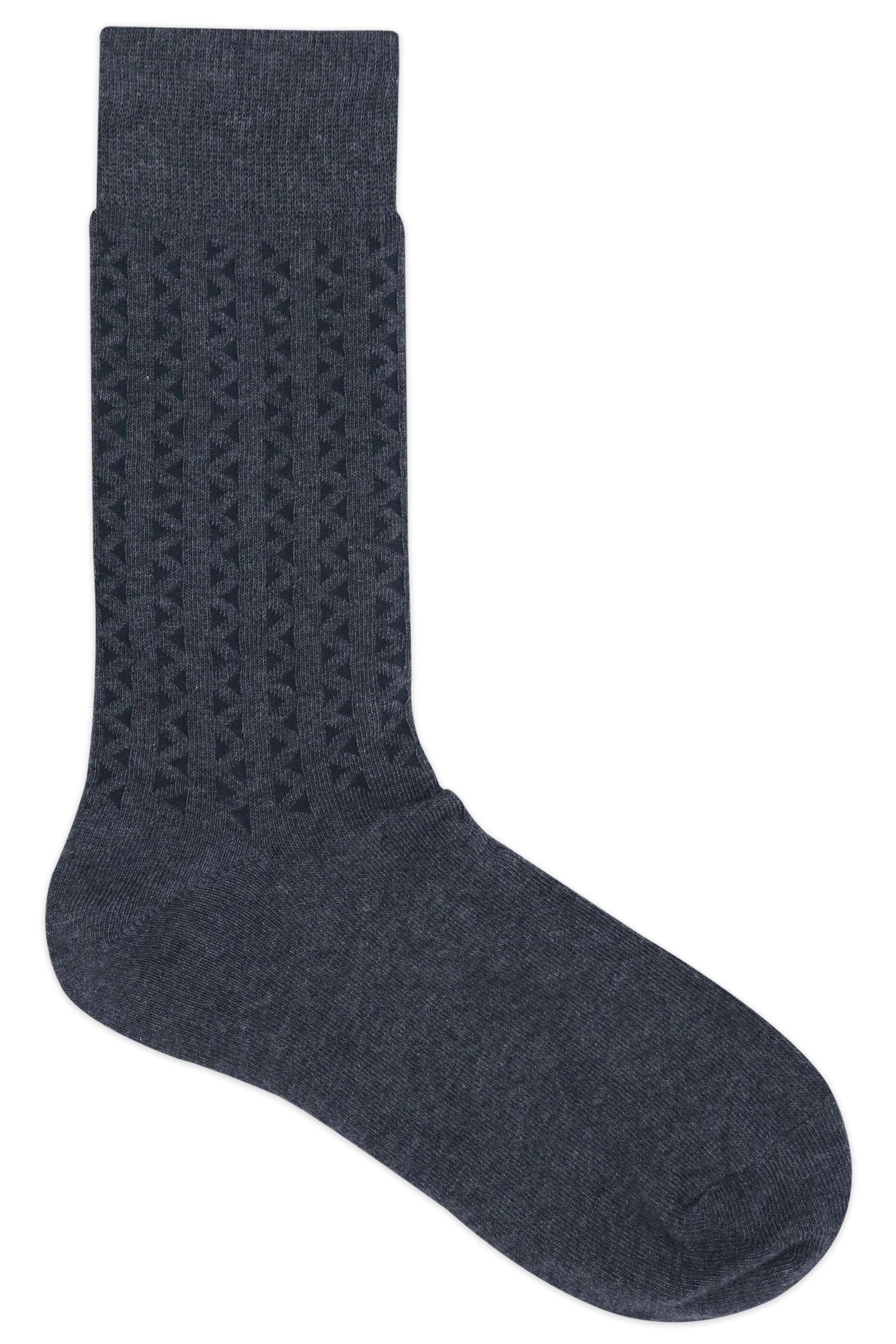 Balenzia Men's Cotton Crew/Calf length socks-(Pack of 3 Pairs/1U) (Black,L.Grey,D.Grey)