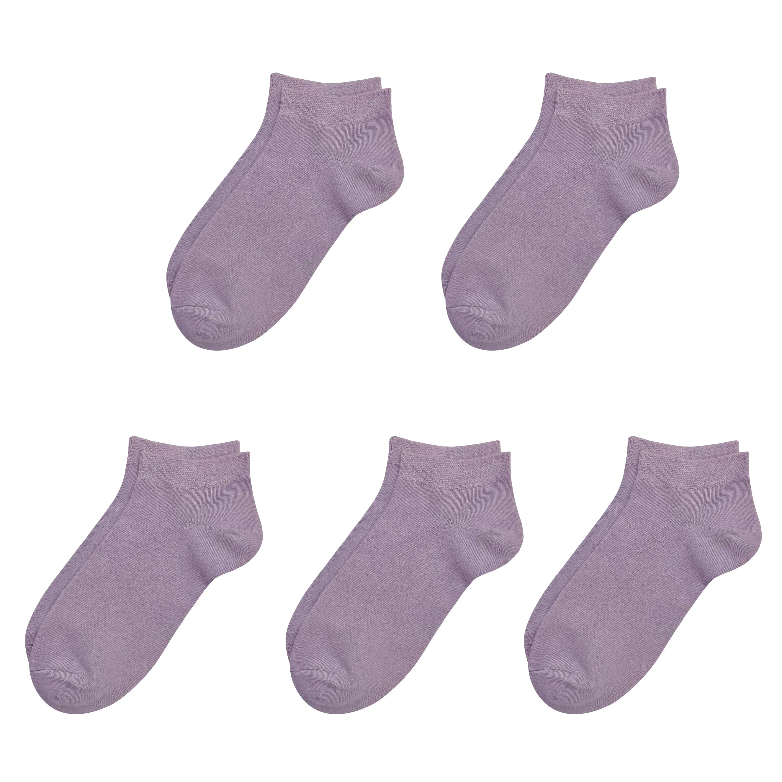 Bamboo School Socks Ankle Super Soft School Kids Socks Stretch Cuffs Athletic Socks Odor Resistant Anti-odor 5 Pairs