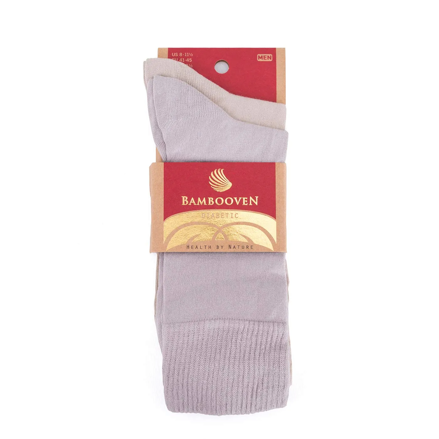 Bambooven Men’s Diabetic Socks - (2 Pack)