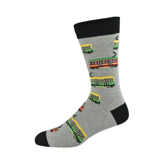 Bamboozld Tram Grey Socks