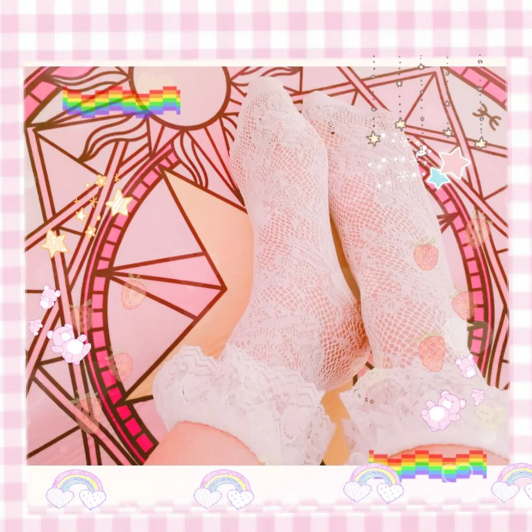 [Basic] Lolita Fairy Lace below knee socks