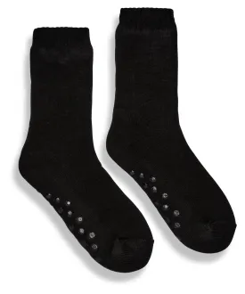 Black - The Ribbon luxury Eskimo-style fleece socks