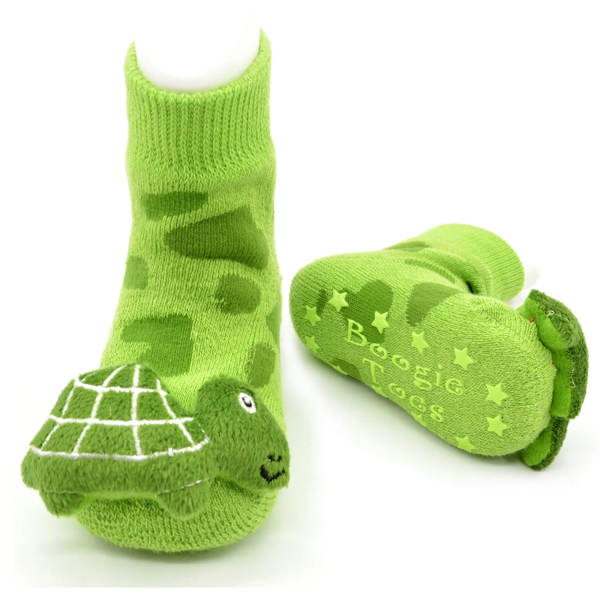 Boogie Toes Turtle Baby Socks