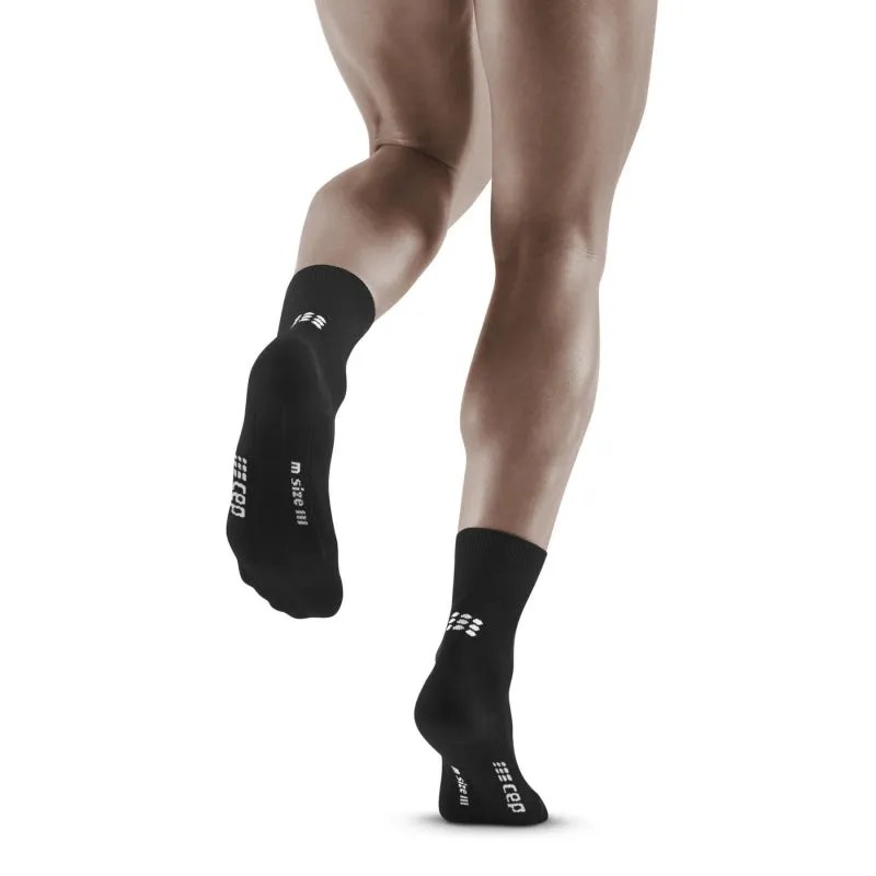 CEP Compression Men's Classic Mid Cut Compression Socks - Black