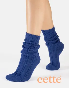 Cette Alpaca Wool Sock 258-12 Blue