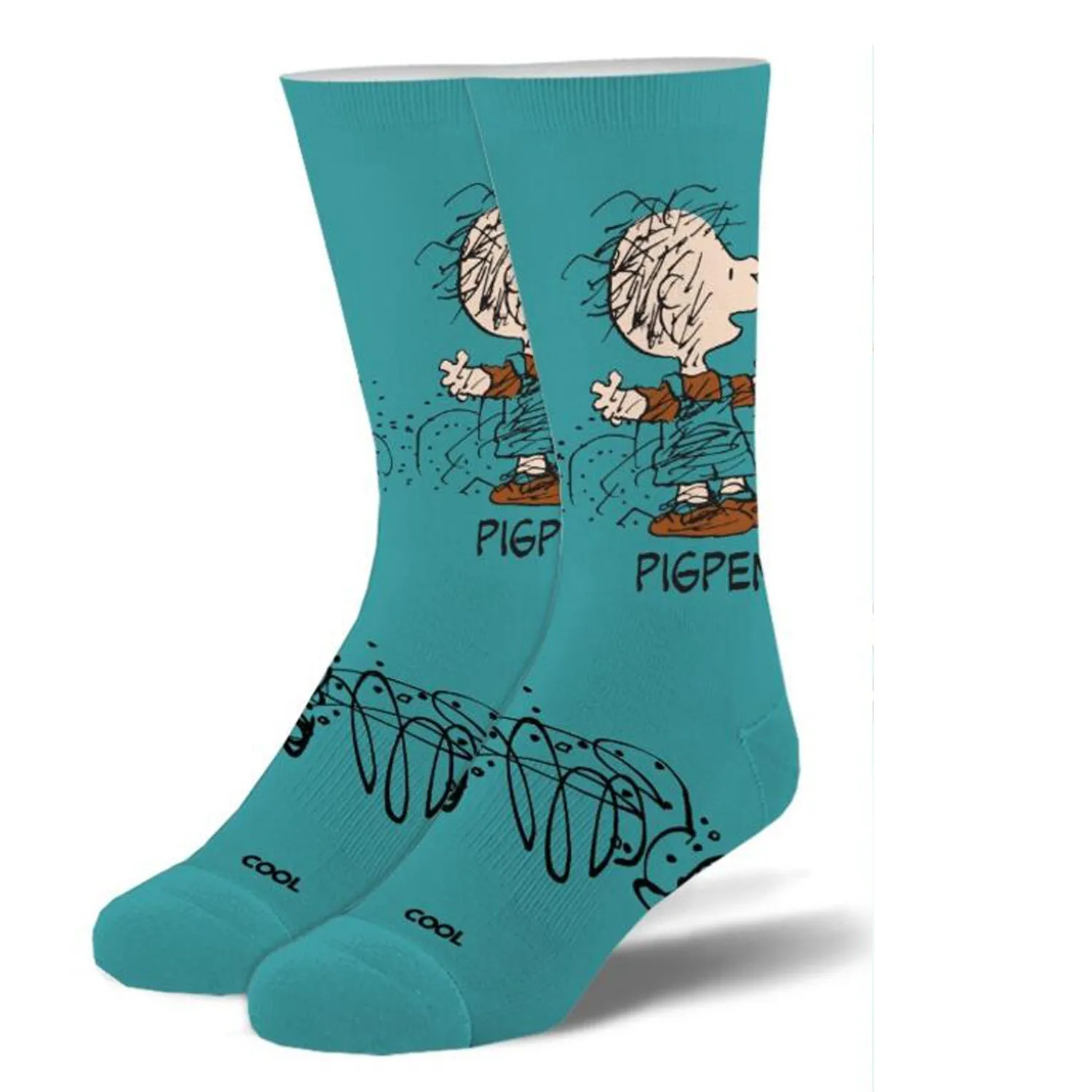 Cool Socks Men's Crew Socks - Pigpen (Peanuts)