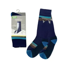 Genetics Kids Snow Socks-INDIGO