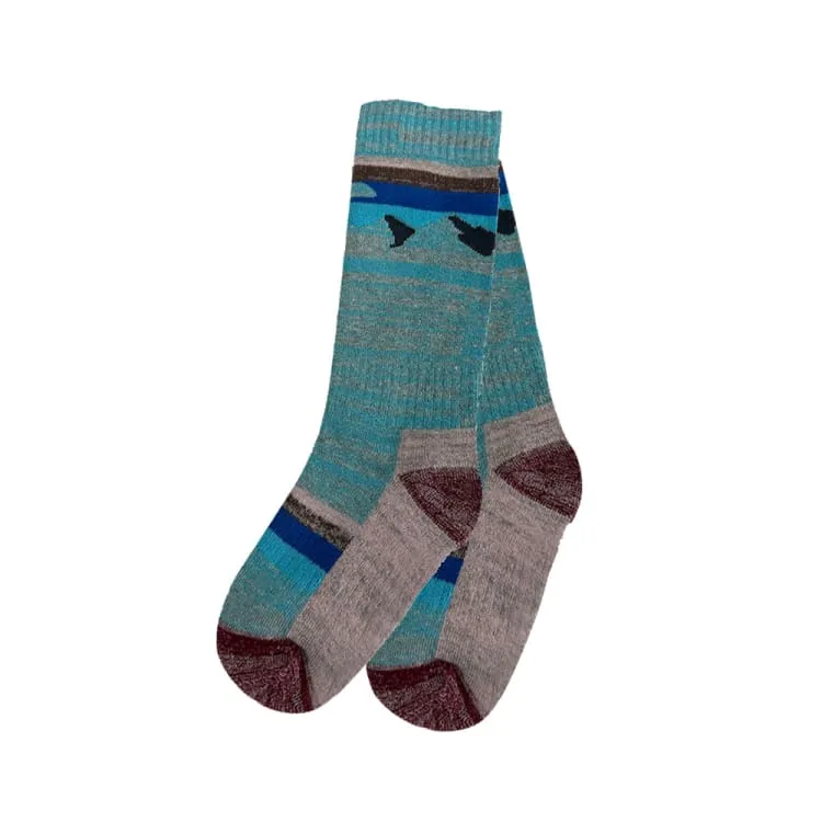 Genetics Kids Snow Socks-SKYBLUE