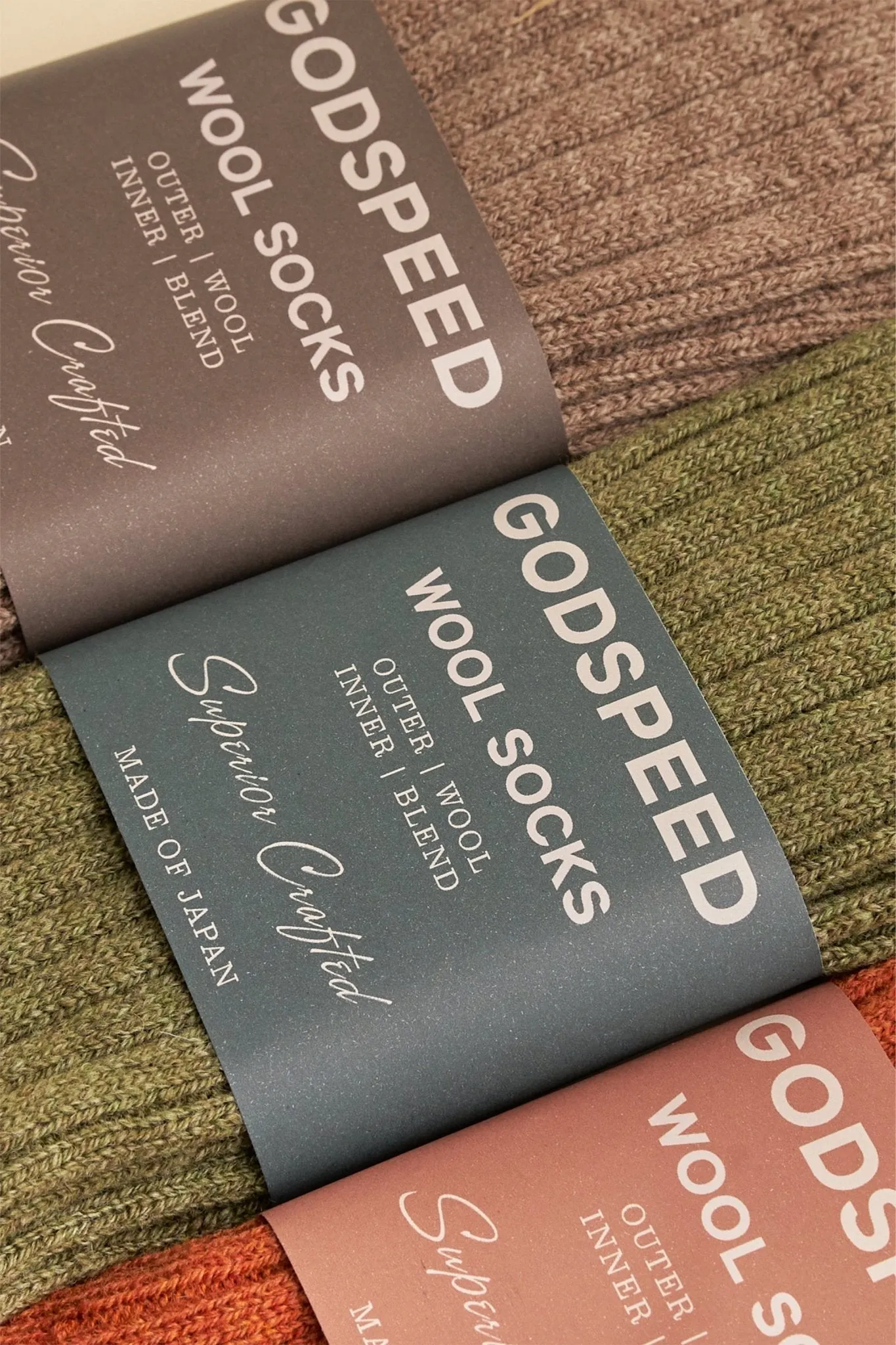 Godspeed Wool Socks - Rust