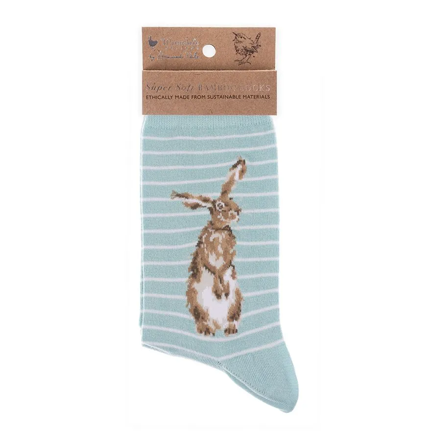 Hare and Bee" Women's Hare Socks