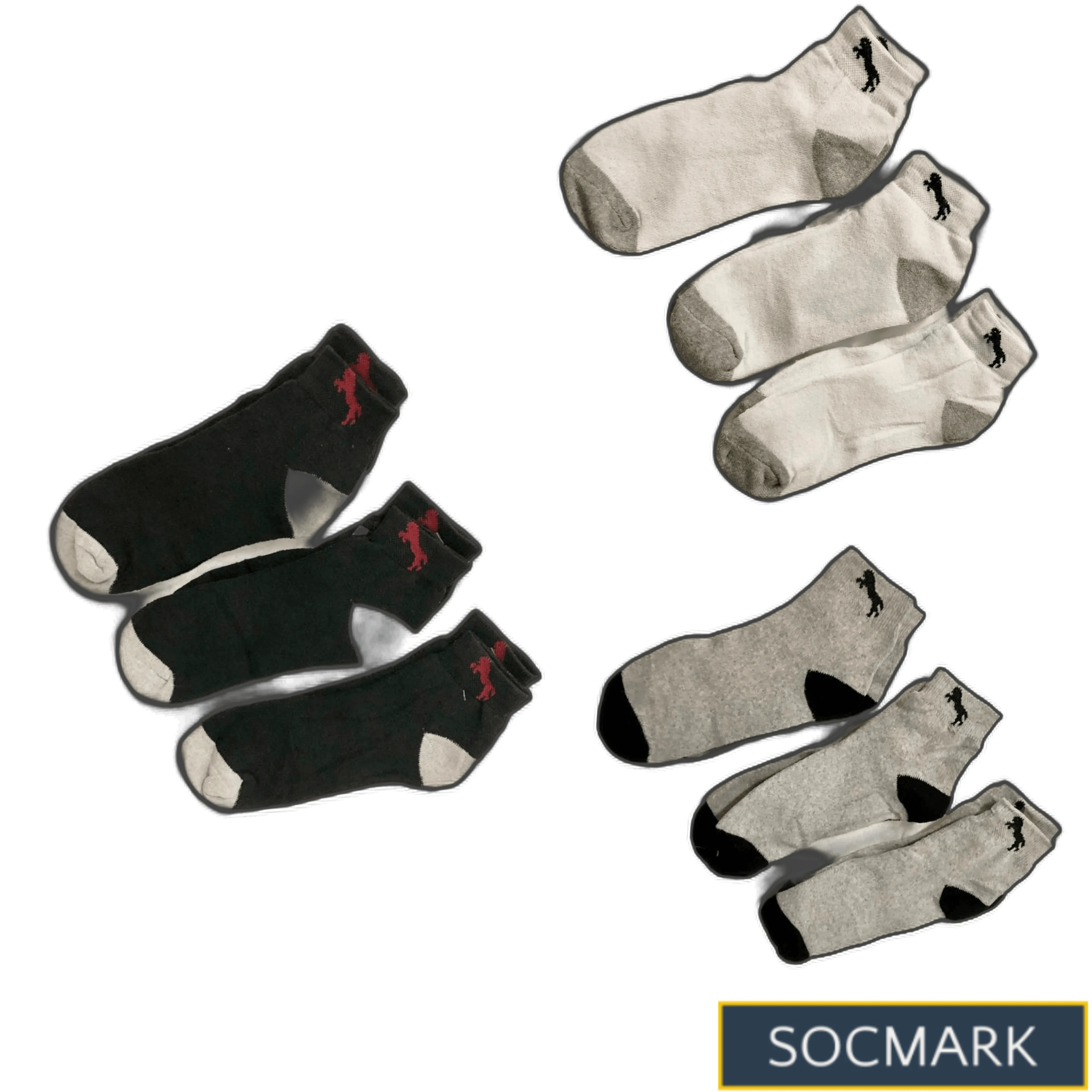 High-Quality Men's Cotton Thermal Socks 9-Pack (Sizes 9-11, 10-13) - Winter Warmth