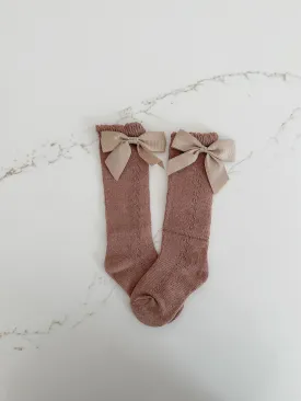 Hollow Out Socks - Coffee