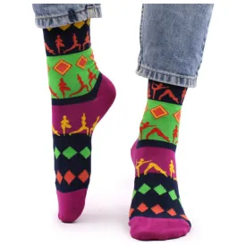 Hop Hare - Colouful Soft Bamboo Socks - Sizes UK 3.5 - 11.5 Unisex - 7 Designs