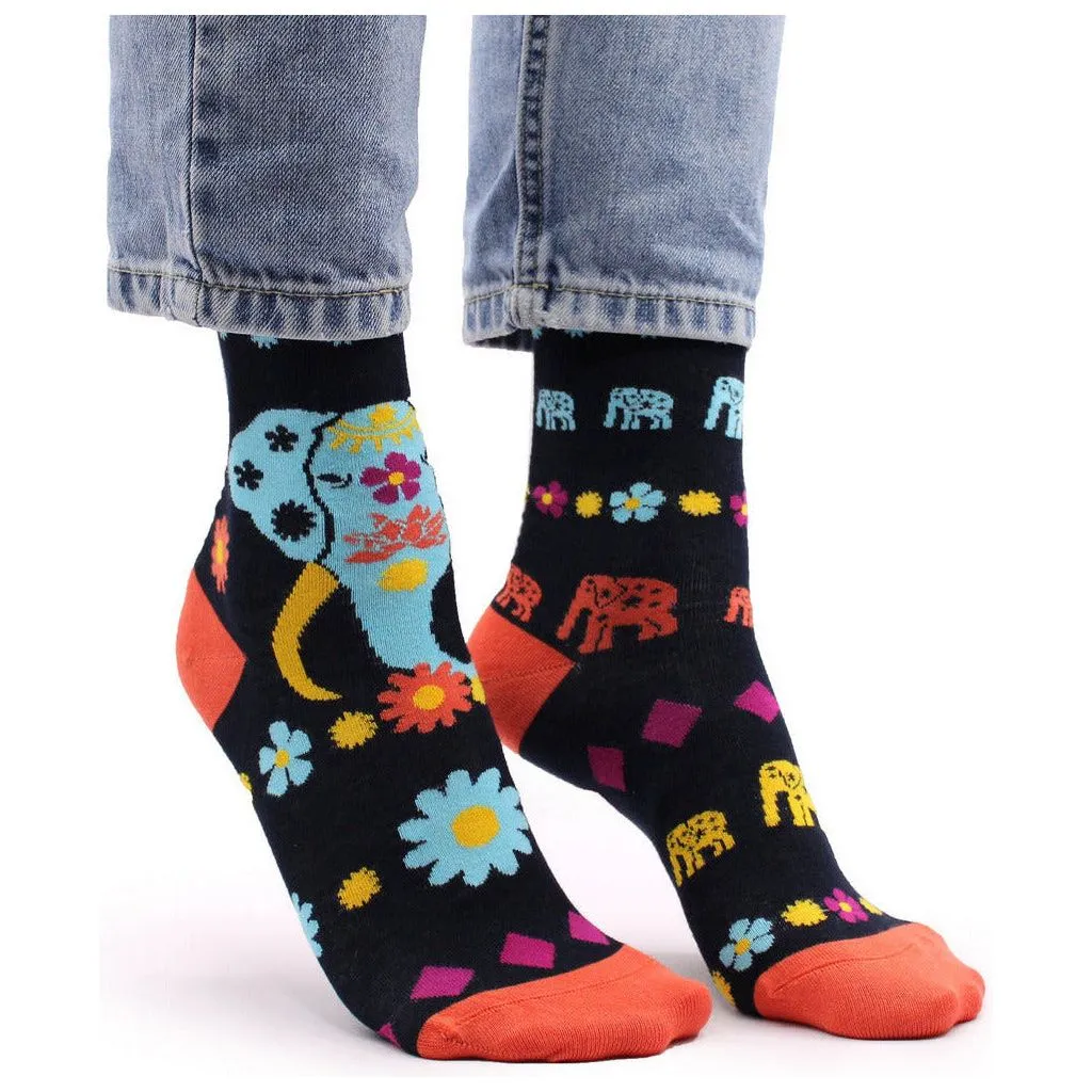 Hop Hare - Colouful Soft Bamboo Socks - Sizes UK 3.5 - 11.5 Unisex - 7 Designs