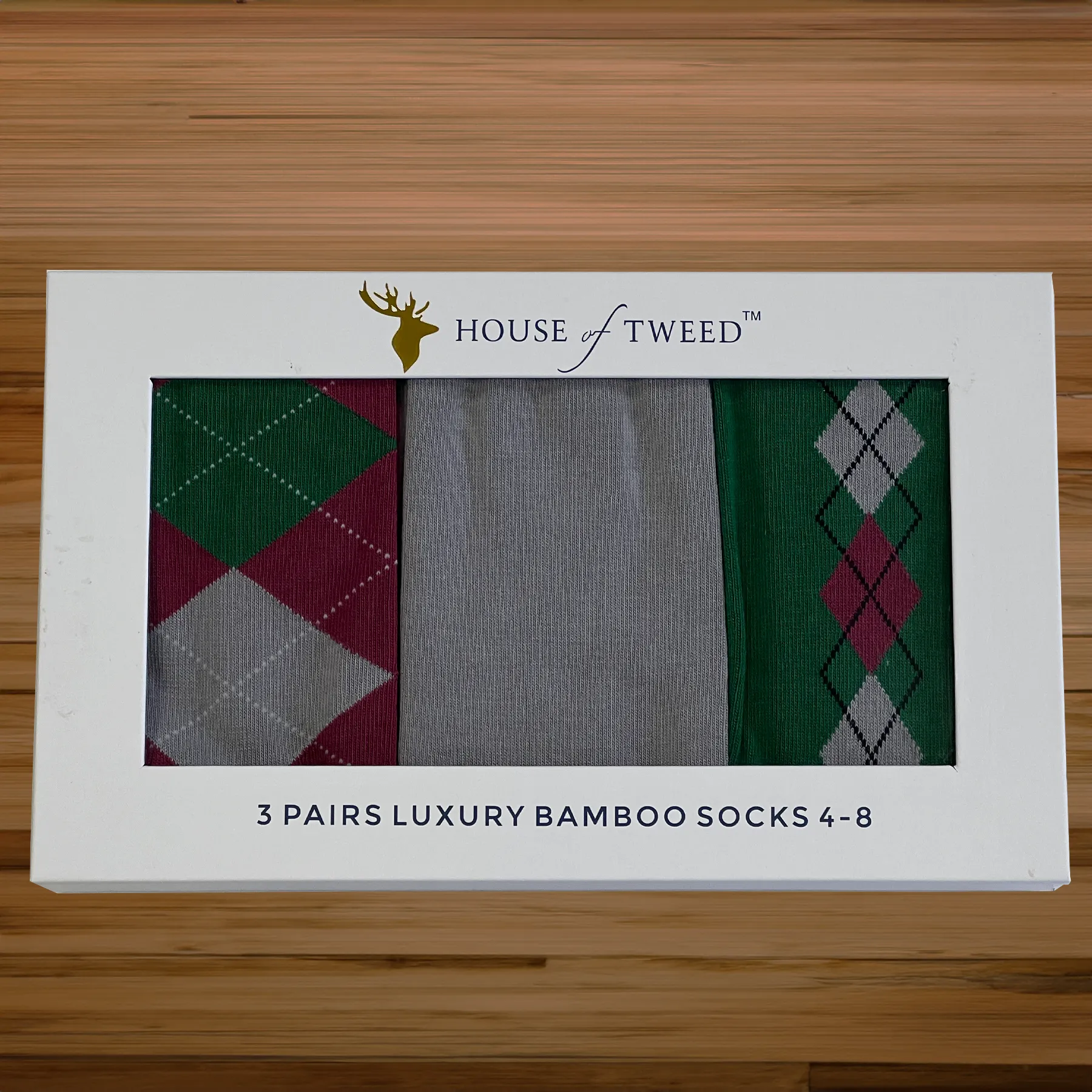 House of Tweed Luxury Womens Bamboo Socks | 3 Pairs