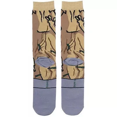 I am Groot Cartoon Socks, Fun Novelty Unisex 360 Degree Artwork Character Designed Crew Socks