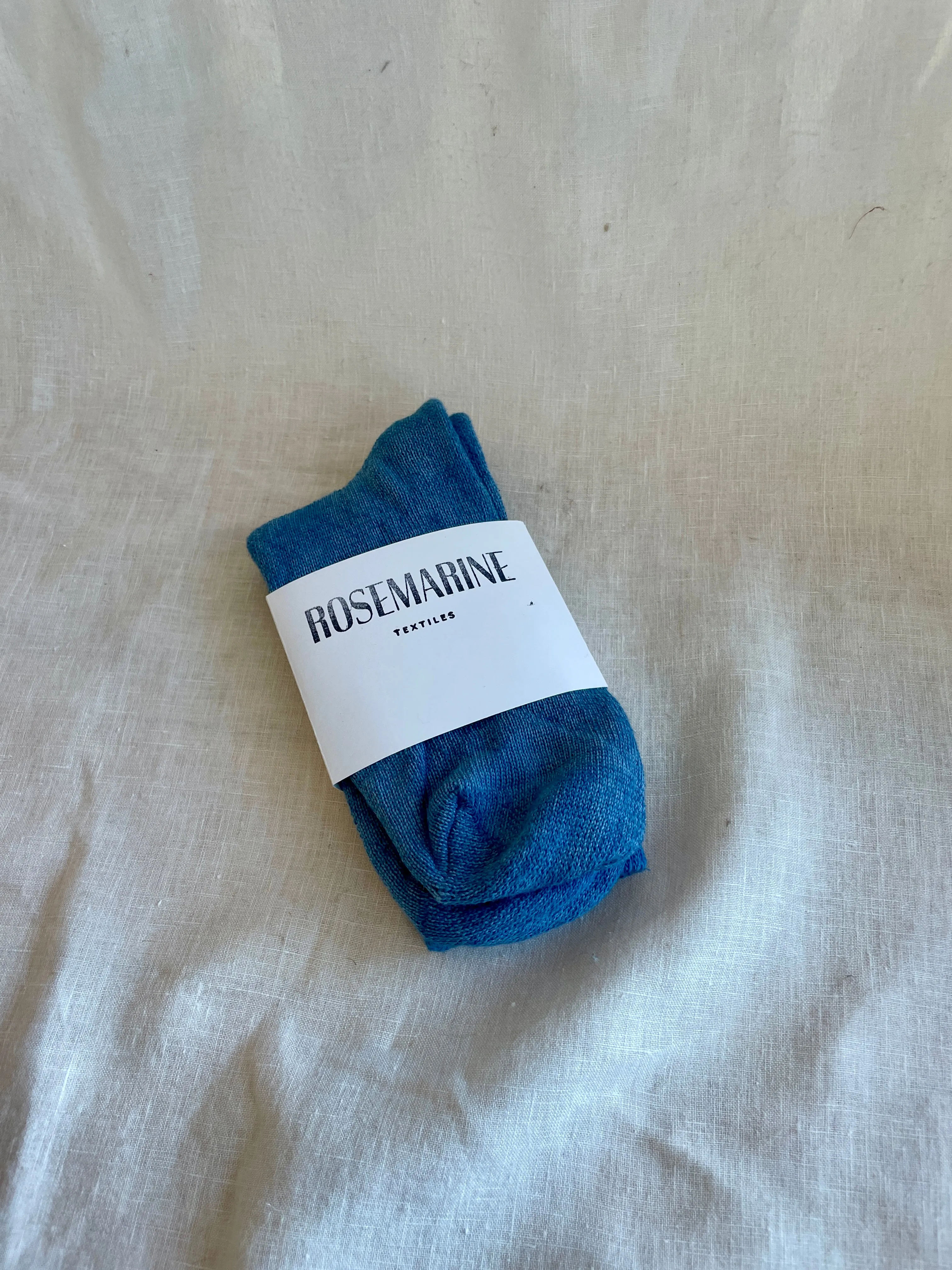 Indigo Organic Cotton Plant Dyed Socks