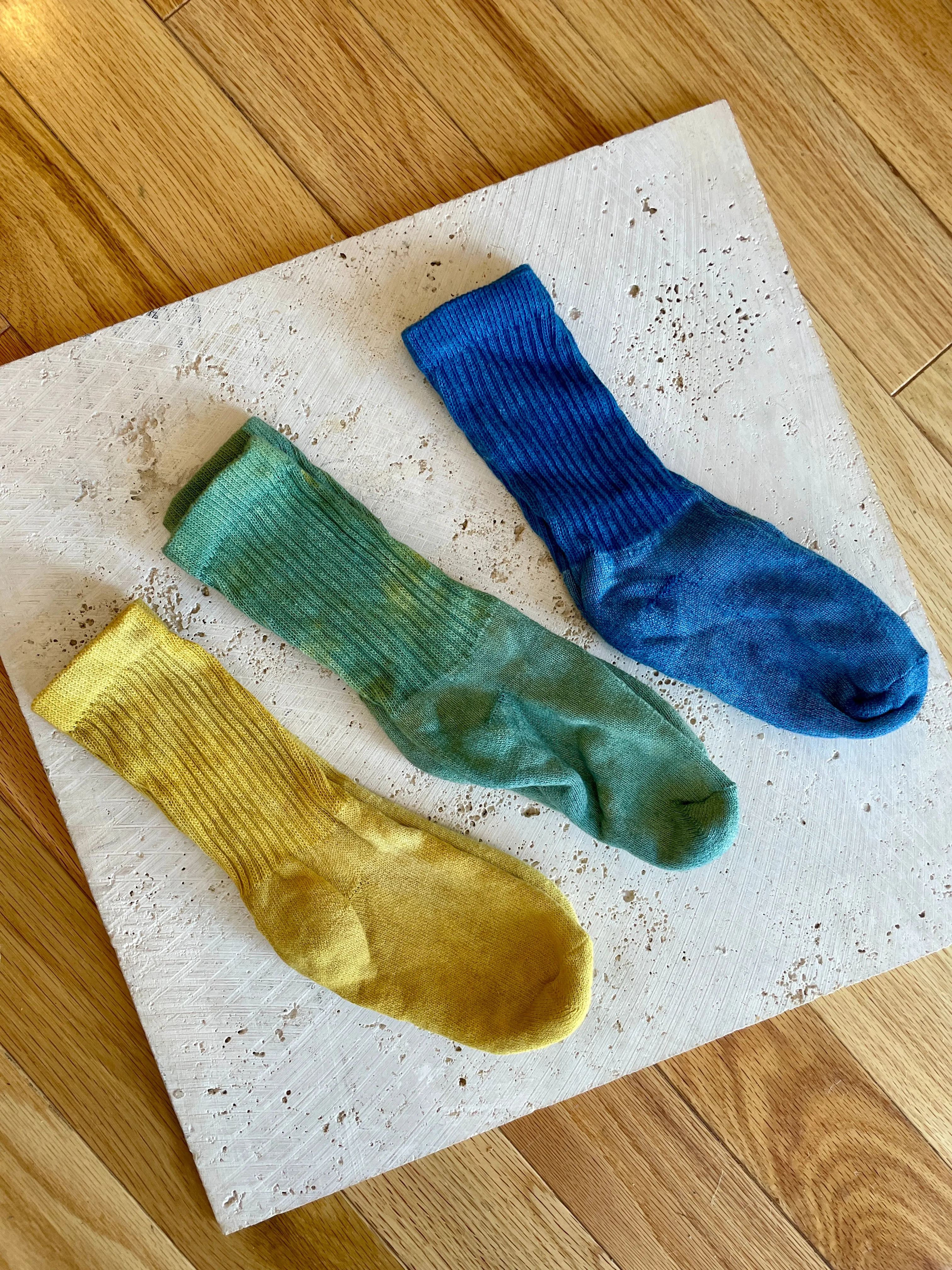 Indigo Organic Cotton Plant Dyed Socks