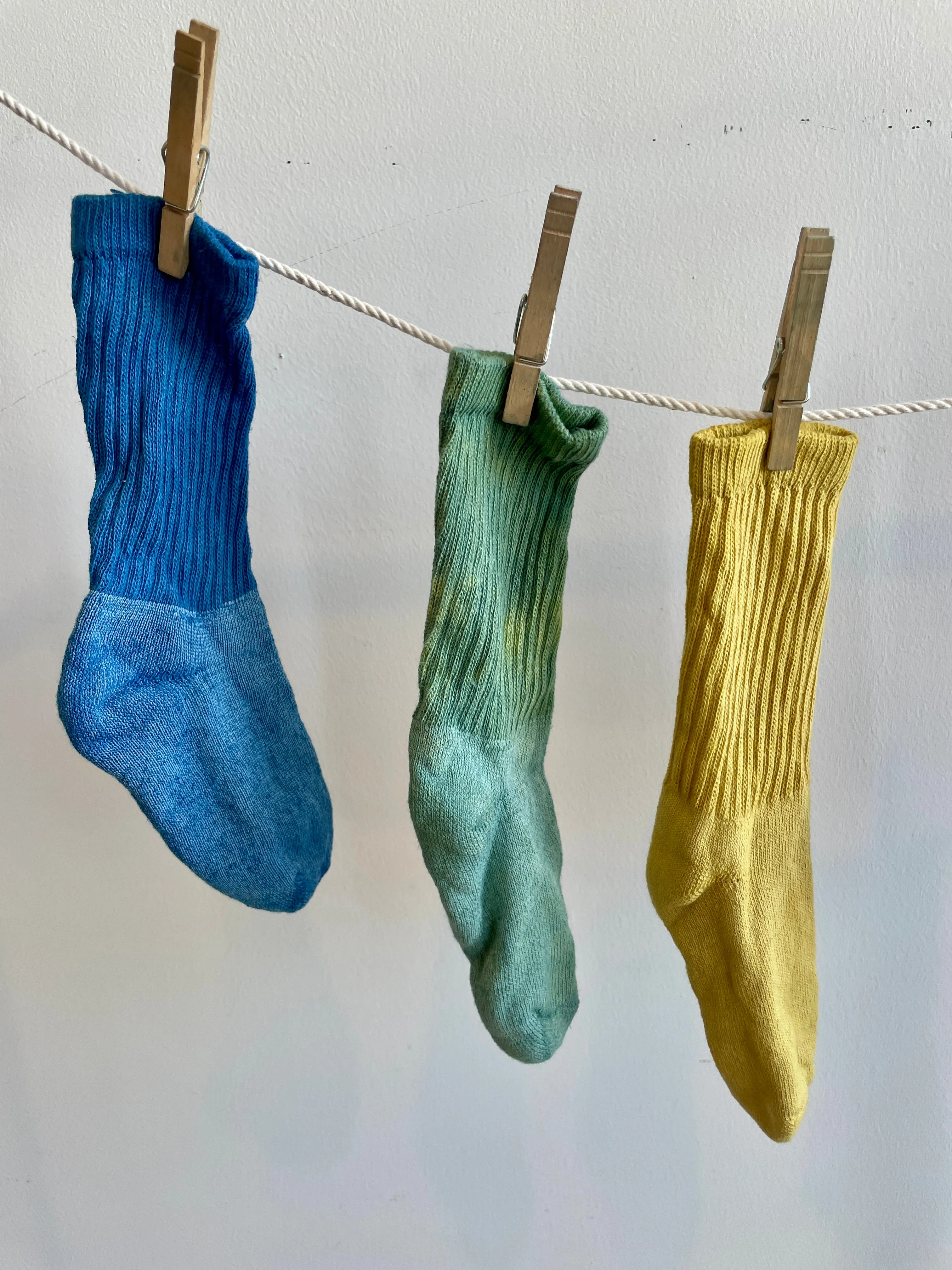 Indigo Organic Cotton Plant Dyed Socks