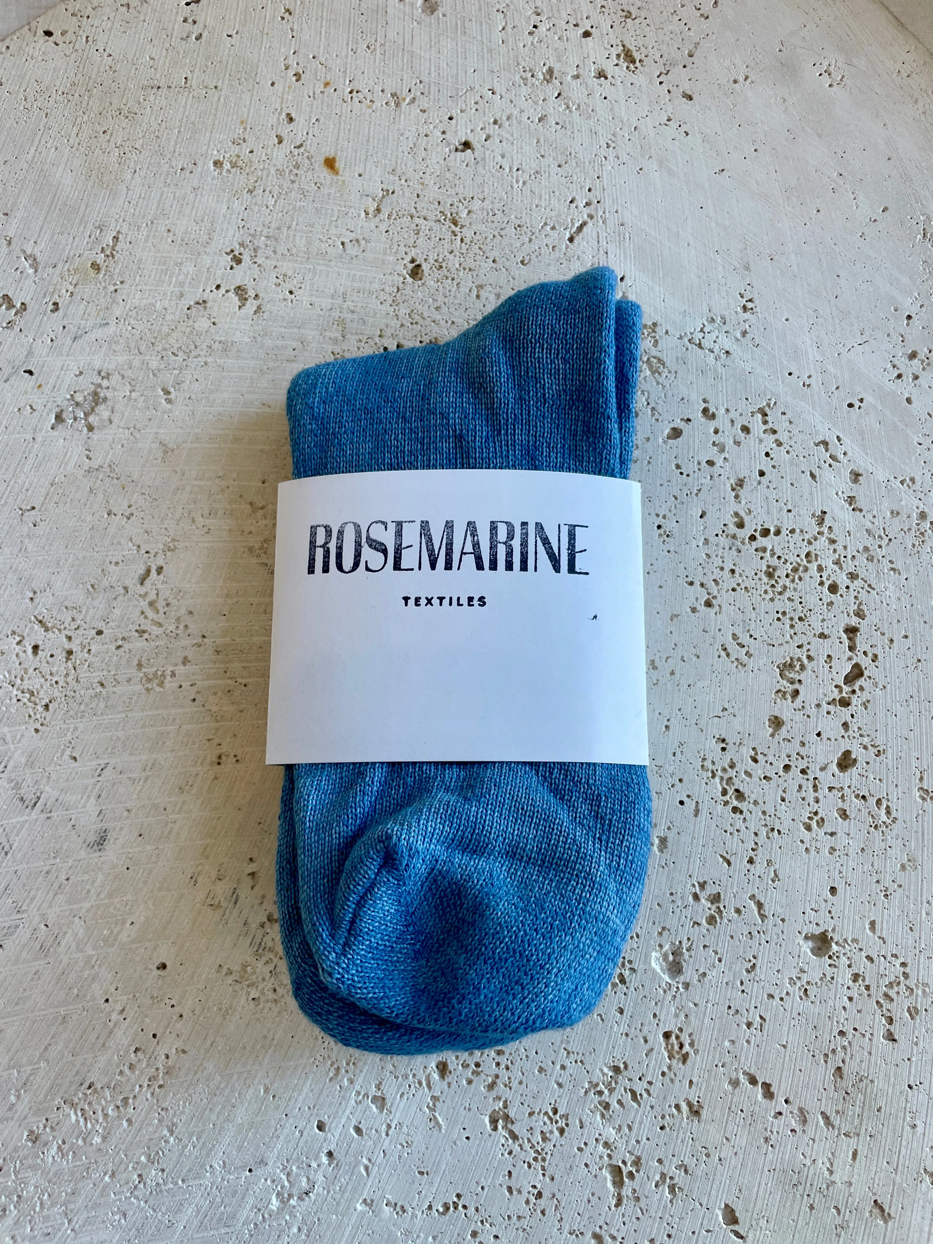 Indigo Organic Cotton Plant Dyed Socks