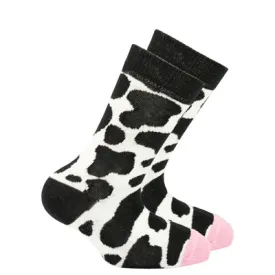 Kid's Cow Crew Socks