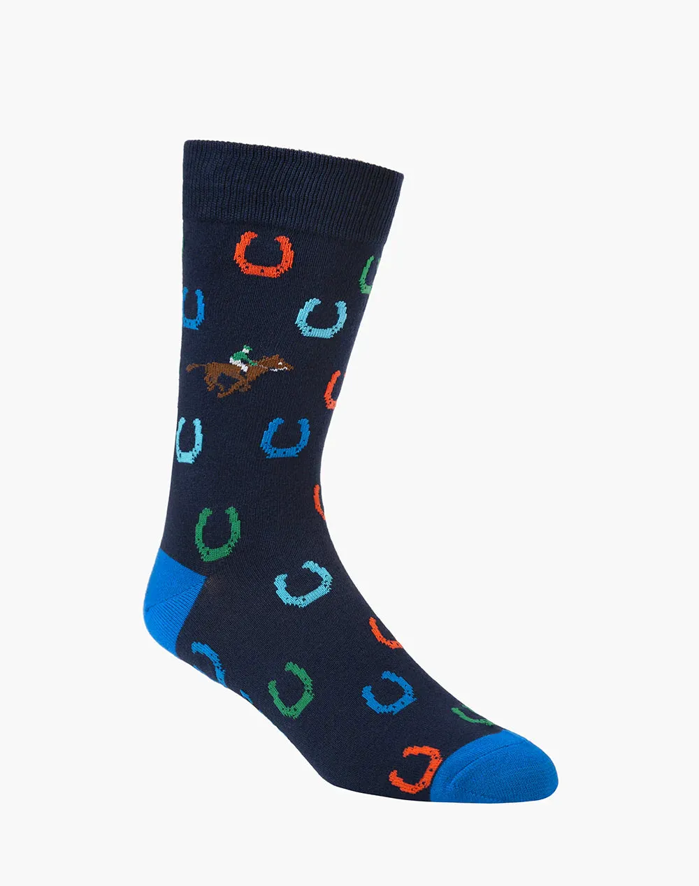 Lucky Day Horseshoe | Mens Bamboo Sock