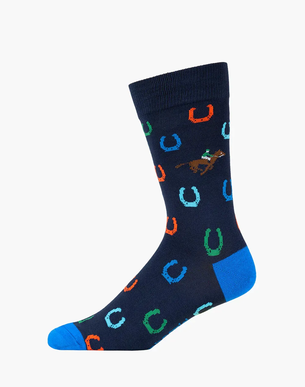 Lucky Day Horseshoe | Mens Bamboo Sock