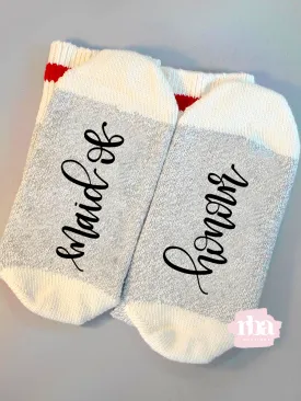 Maid Of Honour Socks