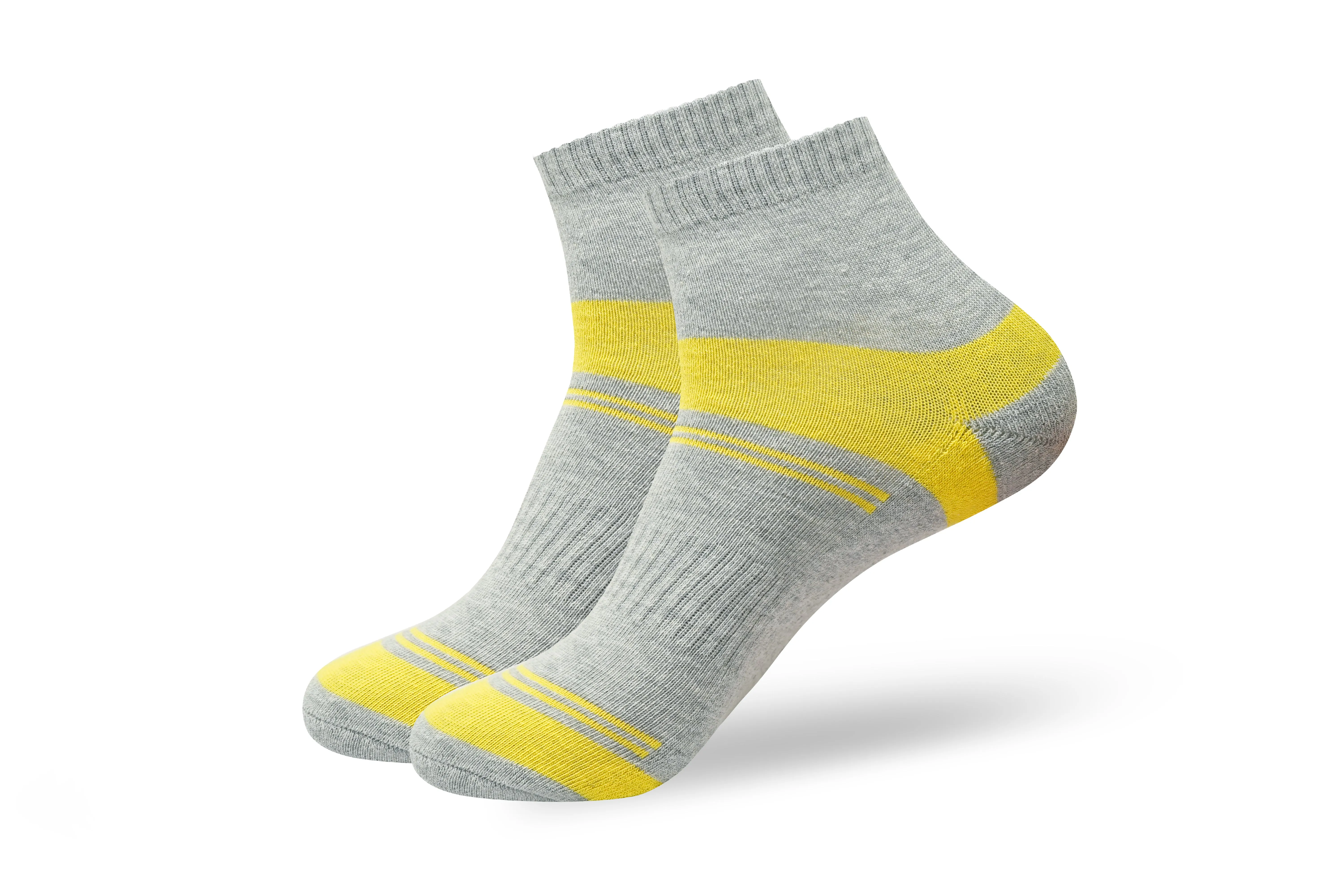 Men's Cushioned High Ankle socks- Multicolor (5 Pair)