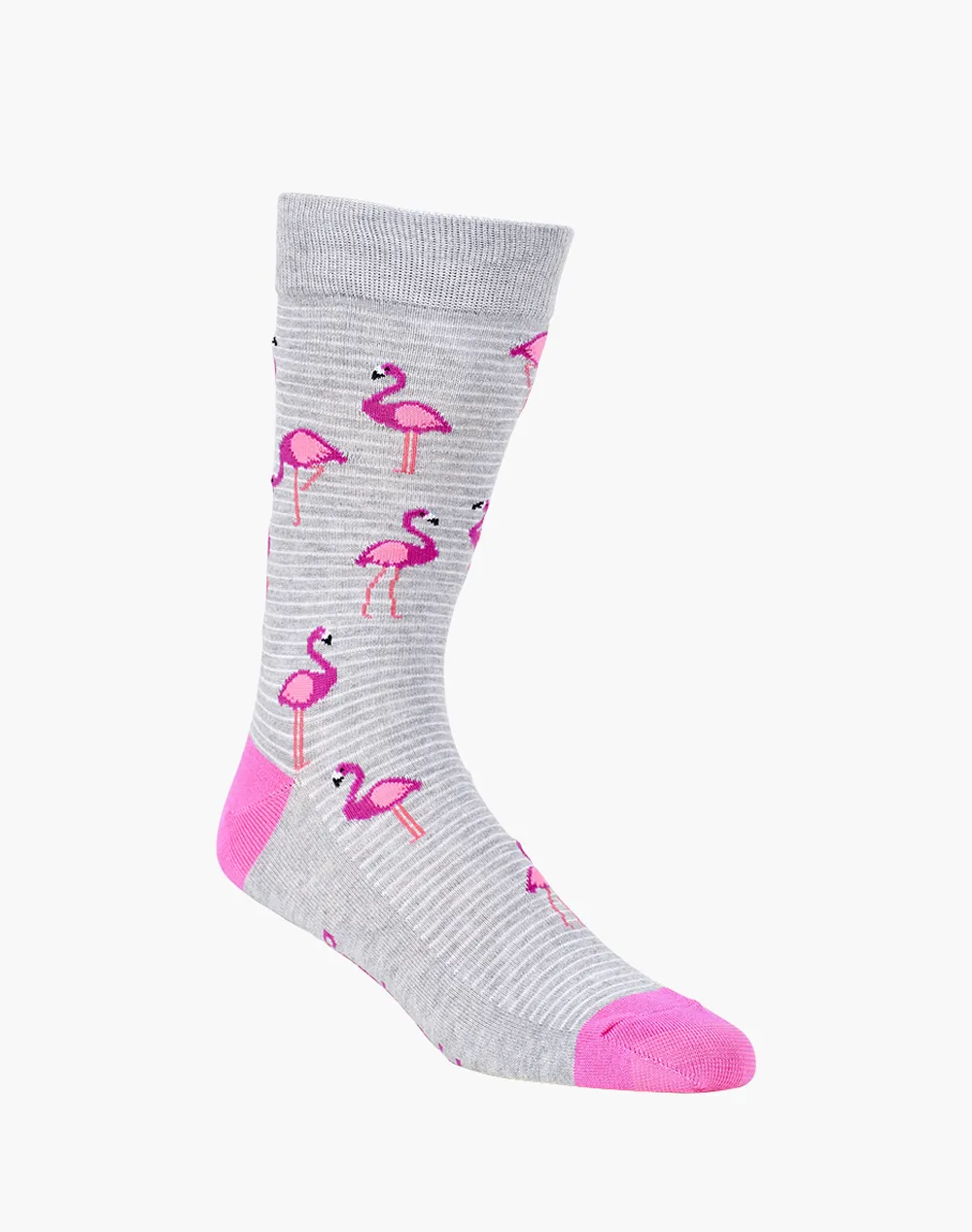 MENS FLAMINGO BAMBOO SOCK - GREY