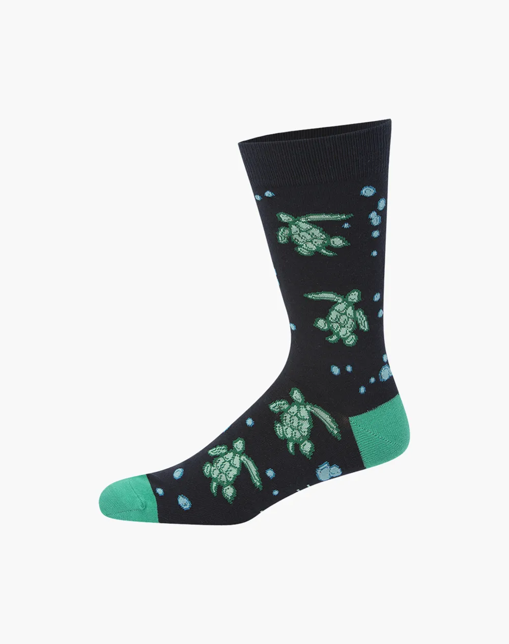 MENS SEA TURTLE BAMBOO SOCK